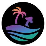 Shroom Beach colorful logo