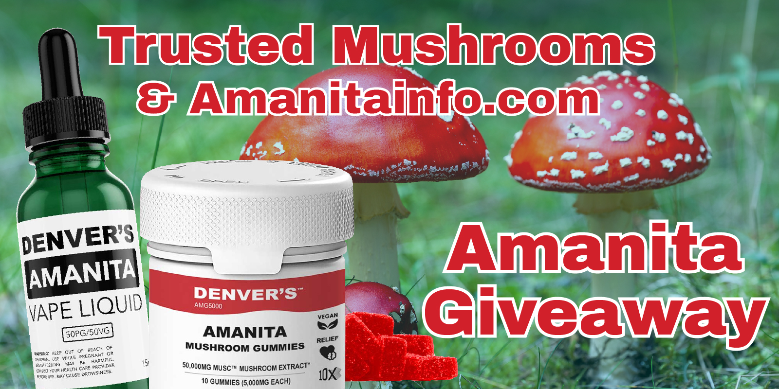 Trusted Mushroom Amanita Giveaway
